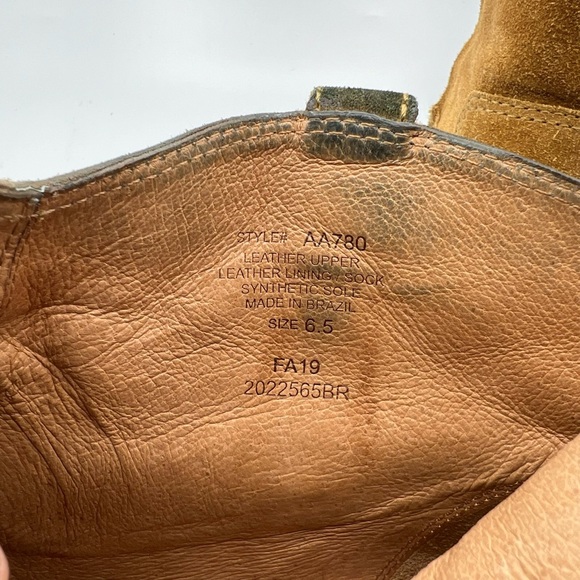 Madewell Sz 6.5 The Hailie Equestrian Brown Suede Boot Western Boho - Picture 12 of 16